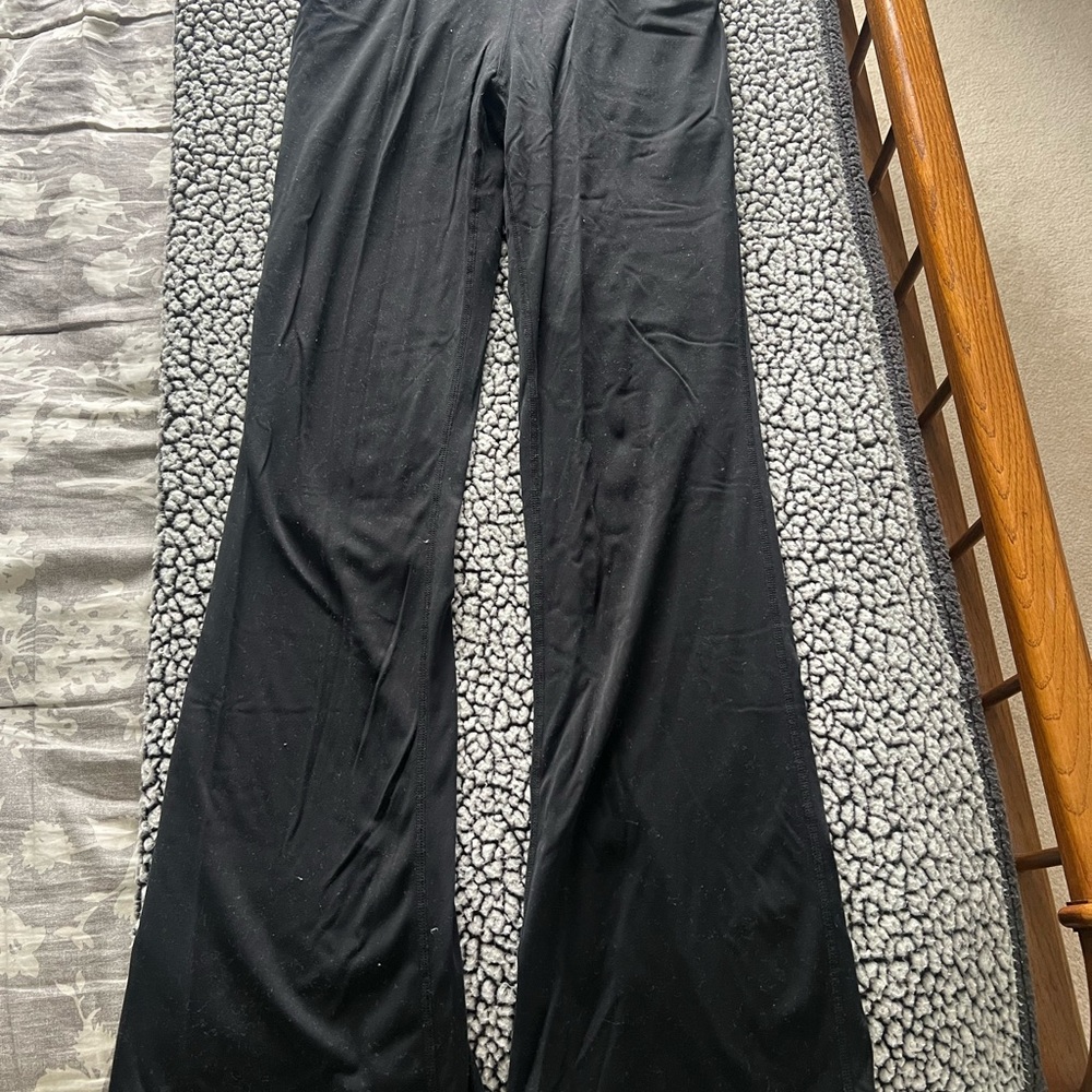 Women's Black Flared Pants – Comfortable Everyday Style